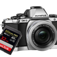 Tarjetas SD de memoria para Olympus OM-D E-M10